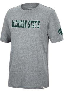 Colosseum Michigan State Spartans Grey Crosby Short Sleeve Fashion T Shirt
