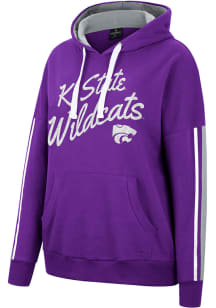 Colosseum K-State Wildcats Womens Purple Serena Hooded Sweatshirt