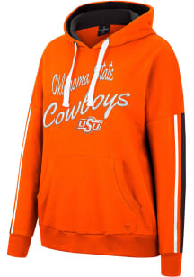 Colosseum Oklahoma State Cowboys Womens Orange Serena Hooded Sweatshirt