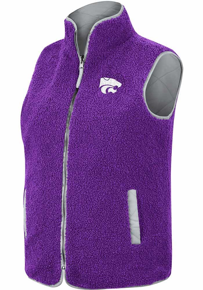 Colosseum K-State Wildcats Womens Purple Co-Assistant Reversible Vest