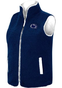 Colosseum Penn State Nittany Lions Womens Navy Blue Co-Assistant Reversible Vest