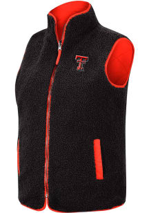 Colosseum Texas Tech Red Raiders Womens Black Co-Assistant Reversible Vest