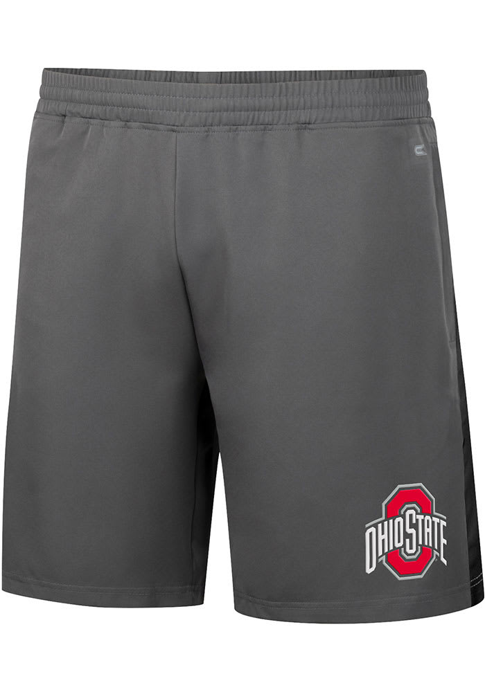 Colosseum Ohio State Buckeyes Mens Grey Smails Woven Shorts