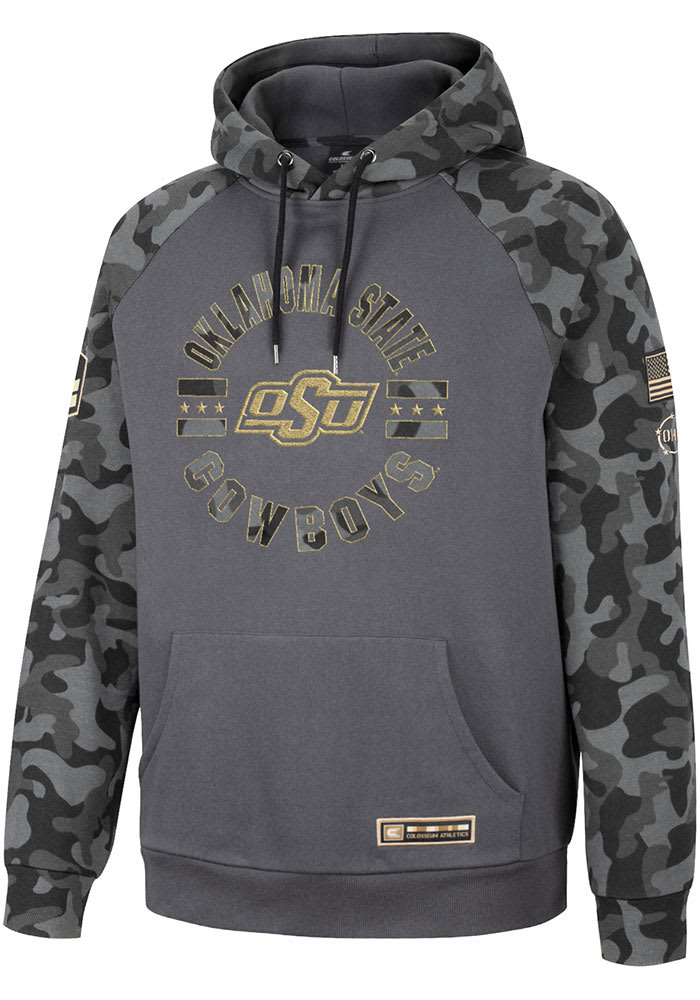 Men's Colosseum Charcoal/Camo Oklahoma State Cowboys OHT Military