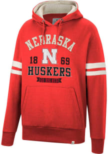 Colosseum Nebraska Cornhuskers Mens Red O Hooligan Pullover Fashion Hood