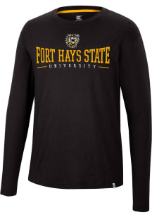 Colosseum Fort Hays State Tigers Black Earth First Recycled Long Sleeve T Shirt