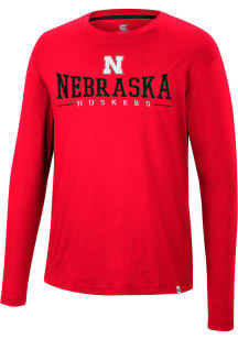 Colosseum Nebraska Cornhuskers Red Earth First Recycled Long Sleeve T Shirt