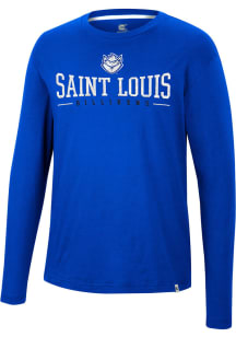 Colosseum Saint Louis Billikens Blue Earth First Recycled Long Sleeve T Shirt