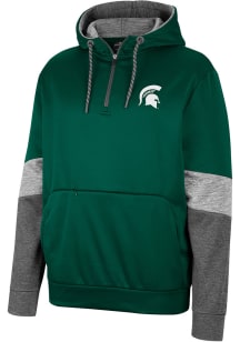 Colosseum Michigan State Spartans Mens Green No Relation Zip Hood