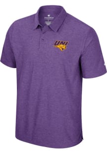 Colosseum Northern Iowa Panthers Mens Purple Skynet Short Sleeve Polo