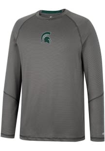 Colosseum Michigan State Spartans Black Dwayne Raglan Long Sleeve T-Shirt