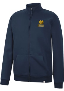 Colosseum Notre Dame Fighting Irish Mens Navy Blue Gruber Long Sleeve Full Zip Jacket