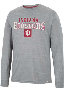 Colosseum Indiana Hoosiers Grey Youre In Charge Long Sleeve T Shirt