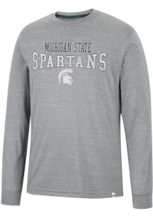 Colosseum Michigan State Spartans Grey Youre In Charge Long Sleeve T Shirt