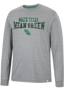 Colosseum North Texas Mean Green Grey Youre In Charge Long Sleeve T Shirt