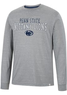 Colosseum Penn State Nittany Lions Grey Youre In Charge Long Sleeve T Shirt