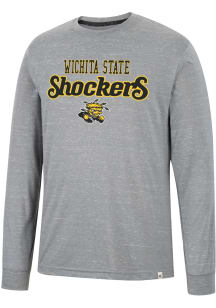 Colosseum Wichita State Shockers Grey Youre In Charge Long Sleeve T Shirt