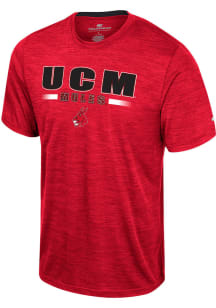 Colosseum Central Missouri Mules Red Wright Short Sleeve T Shirt