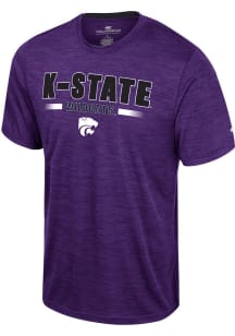 Colosseum K-State Wildcats Purple Wright Short Sleeve T Shirt