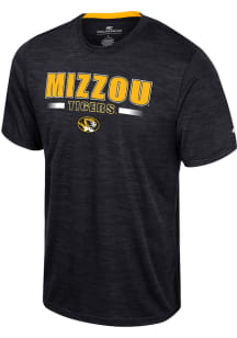 Colosseum Missouri Tigers Black Wright Short Sleeve T Shirt