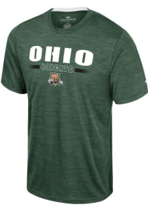Colosseum Ohio Bobcats Green Wright Short Sleeve T Shirt