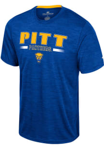 Colosseum Pitt Panthers Blue Wright Short Sleeve T Shirt