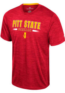 Colosseum Pitt State Gorillas Red Wright Short Sleeve T Shirt