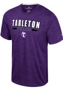 Colosseum Tarleton State Texans Purple Wright Short Sleeve T Shirt