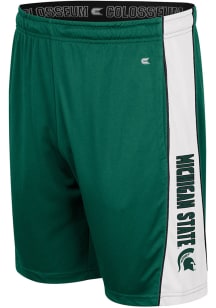 Colosseum Michigan State Spartans Mens Green Sanest Choice Shorts