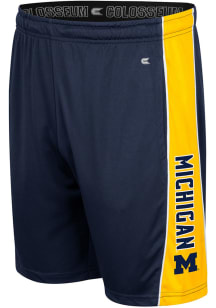 Colosseum Michigan Wolverines Mens Navy Blue Sanest Choice Shorts