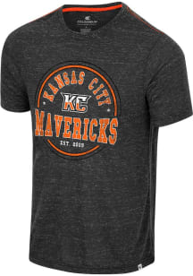 Colosseum Kansas City Mavericks Charcoal Modicum Short Sleeve T Shirt