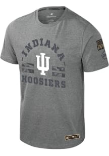 Colosseum Indiana Hoosiers Grey Scramjet Short Sleeve T Shirt
