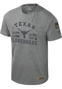 Colosseum Texas Longhorns Grey Scramjet Short Sleeve T Shirt