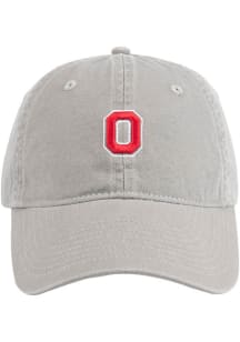 Colosseum Ohio State Buckeyes Gameday Buckle Back Cap Adjustable Hat - Grey