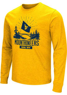 Colosseum West Virginia Mountaineers Gold New River Gorge Long Sleeve T Shirt