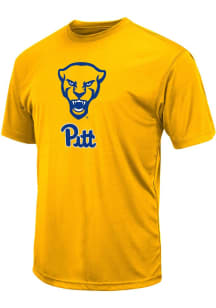 Colosseum Pitt Panthers Gold Mascot Name Short Sleeve T Shirt