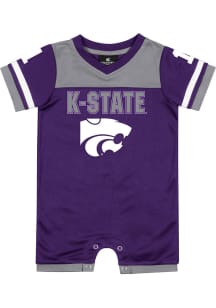 Colosseum K-State Wildcats Baby Purple Battle of the Bands Short Sleeve One Piece