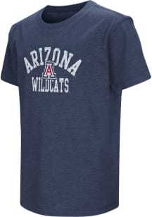 Colosseum Arizona Wildcats Youth Navy Blue No1 Short Sleeve T-Shirt