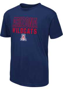 Colosseum Arizona Wildcats Youth Navy Blue Name Drop Short Sleeve T-Shirt