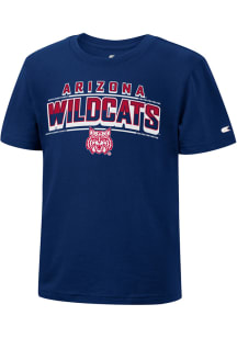 Colosseum Arizona Wildcats Toddler Navy Blue Big Fun Short Sleeve T-Shirt
