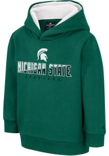 Toddler Michigan State Spartans Green Colosseum Lead Guitarists Long Sleeve Hooded Sweatshirt