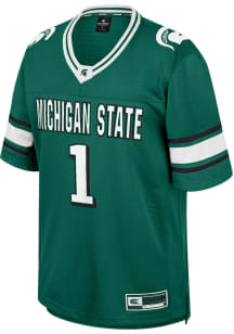 Colosseum Michigan State Spartans Youth Green No Fate Football Jersey