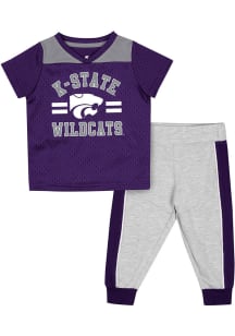 Colosseum K-State Wildcats Infant Purple Ka-boot-it Set Top and Bottom