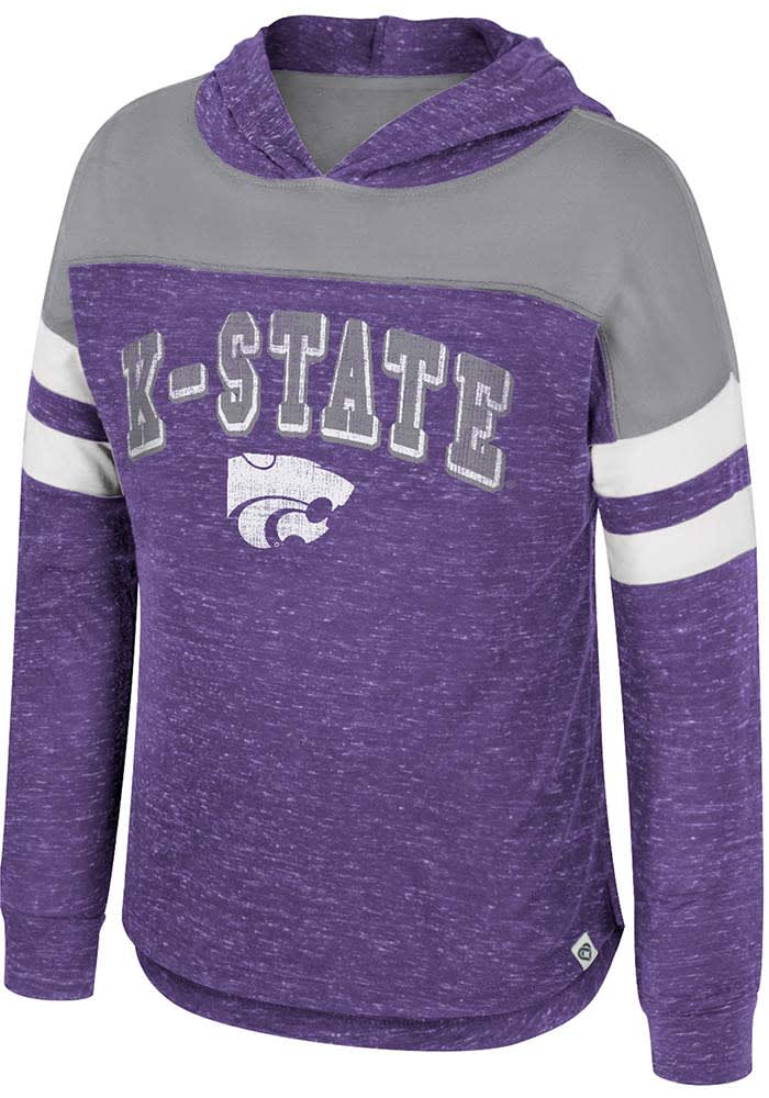 Colosseum K-State Wildcats Girls Purple Katie Long Sleeve T-shirt