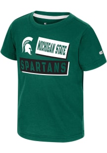 Colosseum Michigan State Spartans Toddler Green No Vacancy Short Sleeve T-Shirt