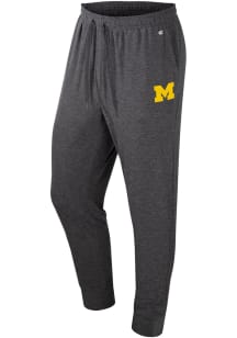 Mens Michigan Wolverines Grey Colosseum Rocky Pants