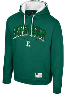 Colosseum Eastern Michigan Eagles Mens Green Ill Be Back Long Sleeve Hoodie