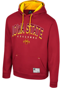 Colosseum Iowa State Cyclones Mens Cardinal Ill Be Back Long Sleeve Hoodie