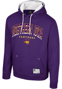Colosseum Northern Iowa Panthers Mens Purple Ill Be Back Long Sleeve Hoodie