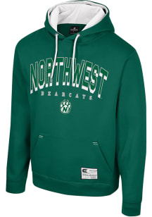 Colosseum Northwest Missouri State Bearcats Mens Green Ill Be Back Long Sleeve Hoodie